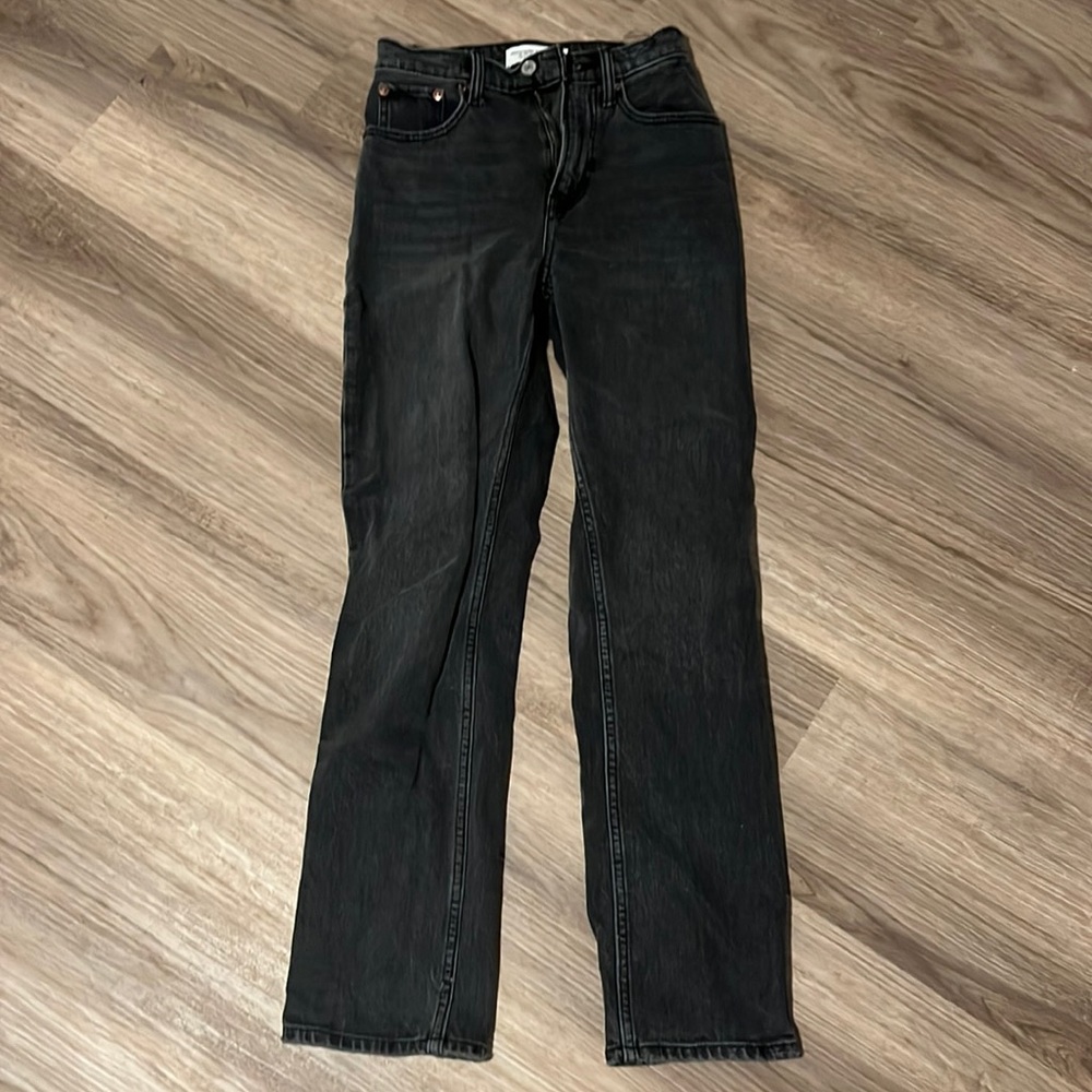 Abercrombie 90s straight ultra high rise jeans